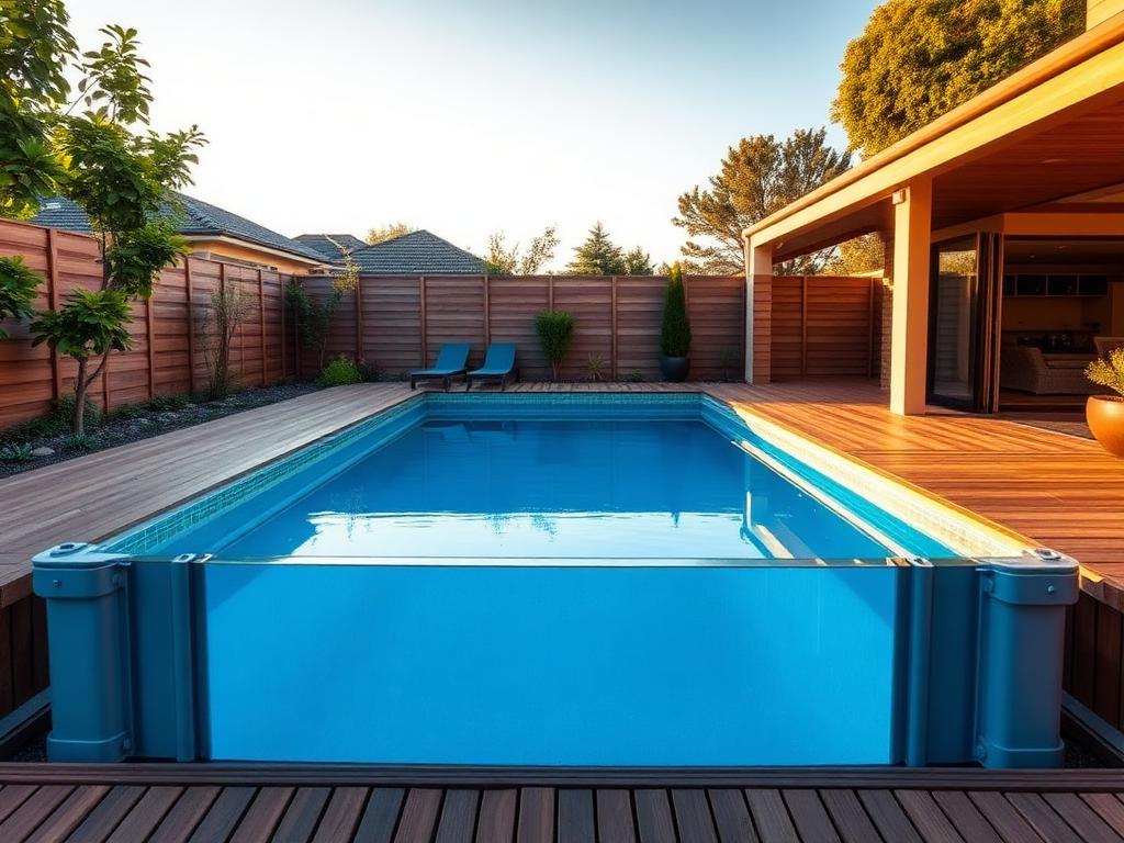 Container piscine 8m